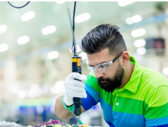 Technician working